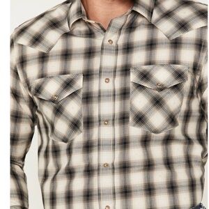 Pendleton Black and Cream Plaid Men's Shirt